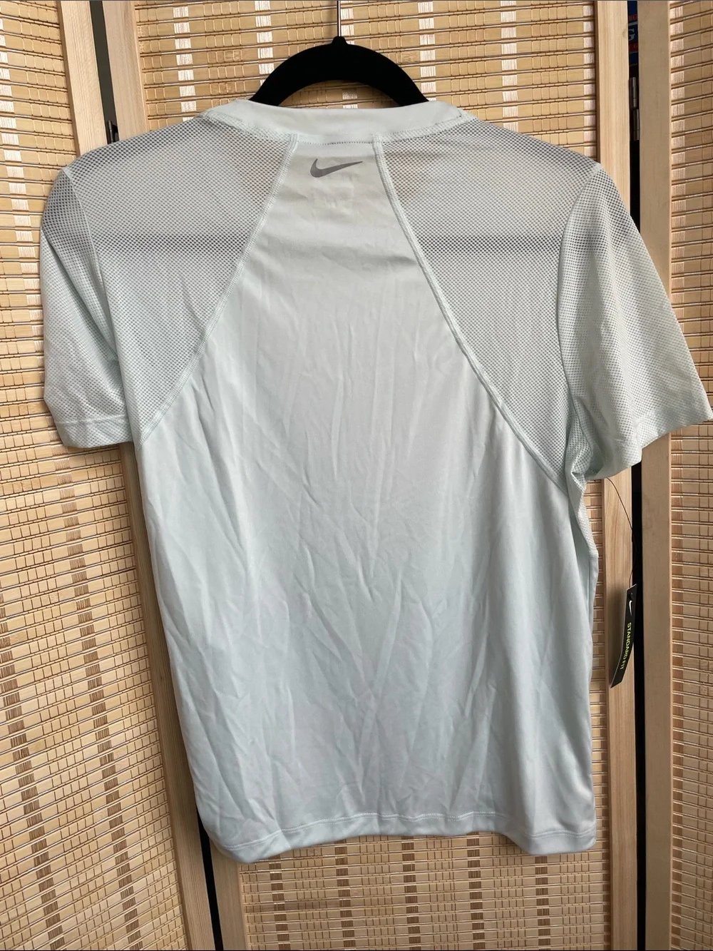 Nike Men's Dri-FIT Light Gray Short-Sleeve Training Polo